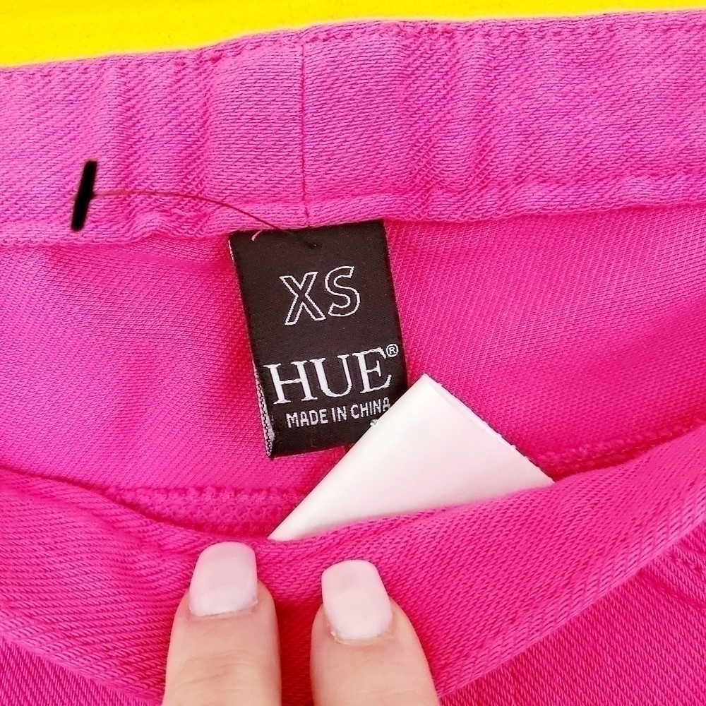 HUE | Hot Pink Jeggings | NWT - Picture 3 of 5